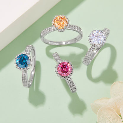 Wish - 1ct Moissanite Silver 925 Ring Plated in 18k Gold